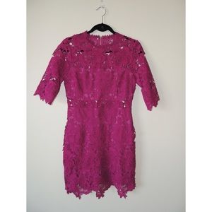 Lulus, size M, magenta dress